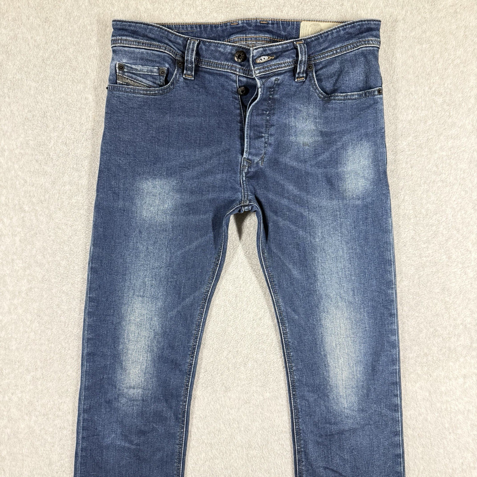 Diesel Safado-R Jeans Men 29×32 Blue Slim Straight Stretch Medium Wash RC79I