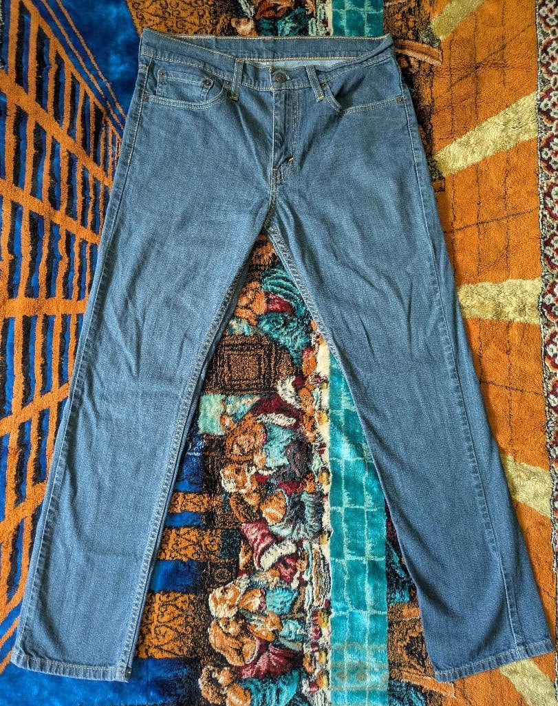 Levi’s 511 32×30 Men’s Stretch Blue Denim Jeans Slim Fit Levi Strauss Pants