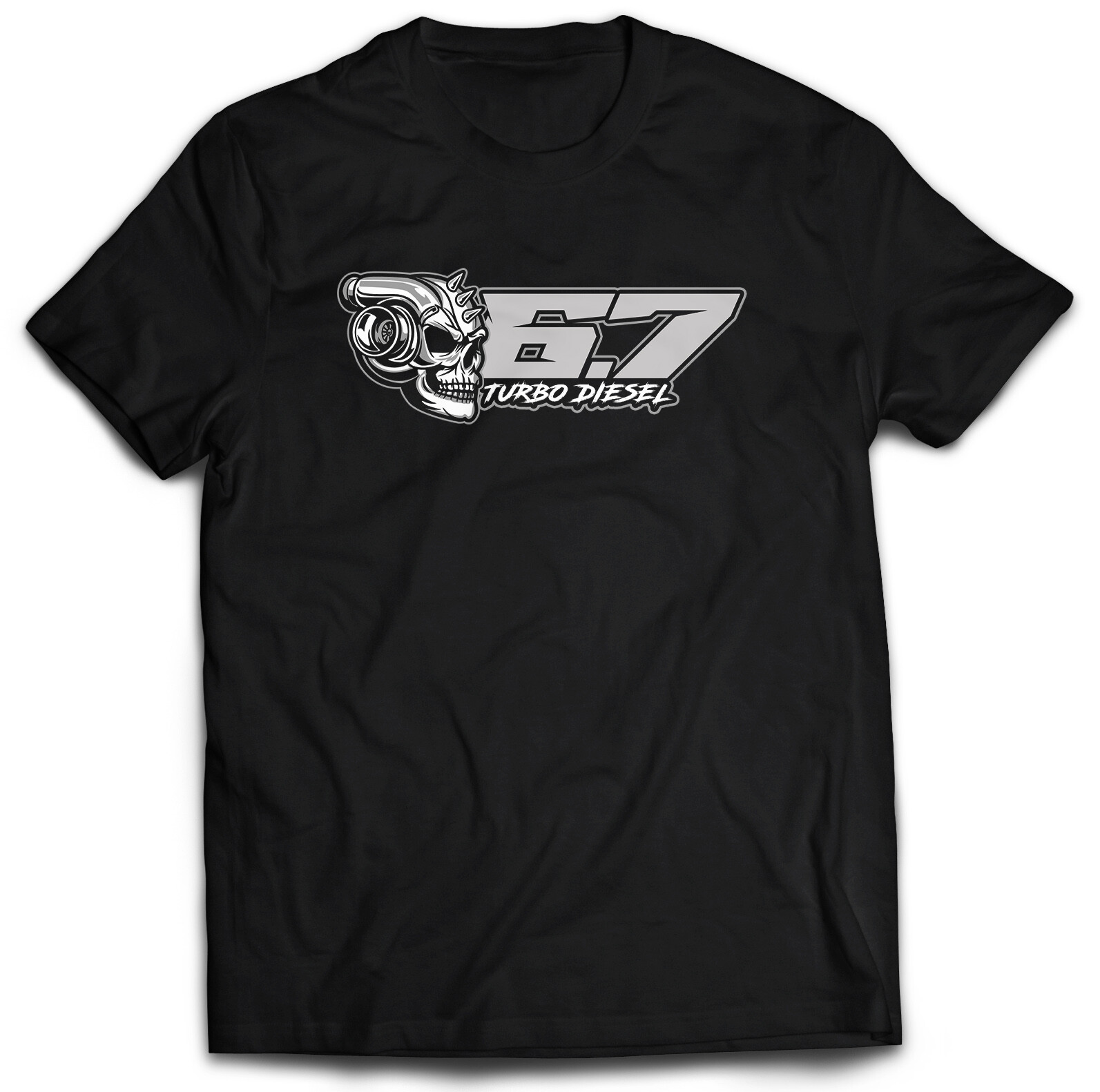 6.7 TURBO DIESEL SKULL T-SHIRT POWERSTROKE POWER STROKE