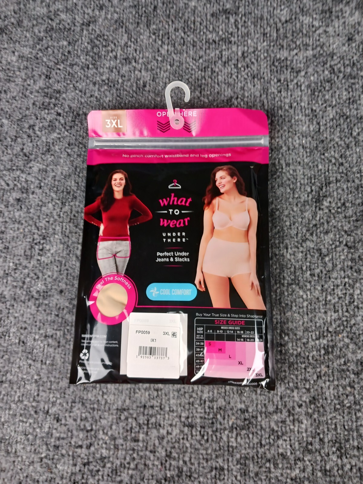 2 PACK MIXED MAIDENFORM FLEXEES BOYSHORT TRANPARENT & BRIEF TRANSPARENT 3XL