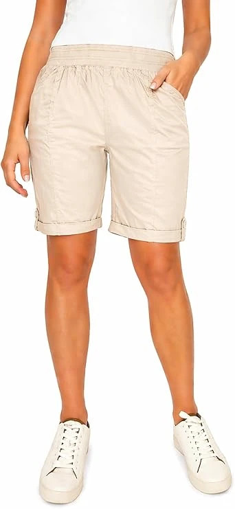 Briggs Women’s Pull-On Bermuda Short with Pockets