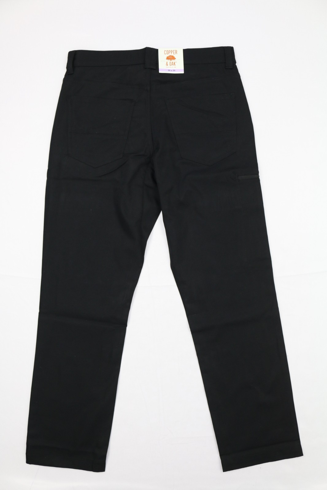 Copper and Oak Supply Co Black Straight Fit Tech Utility Pants W30-38,L29-32
