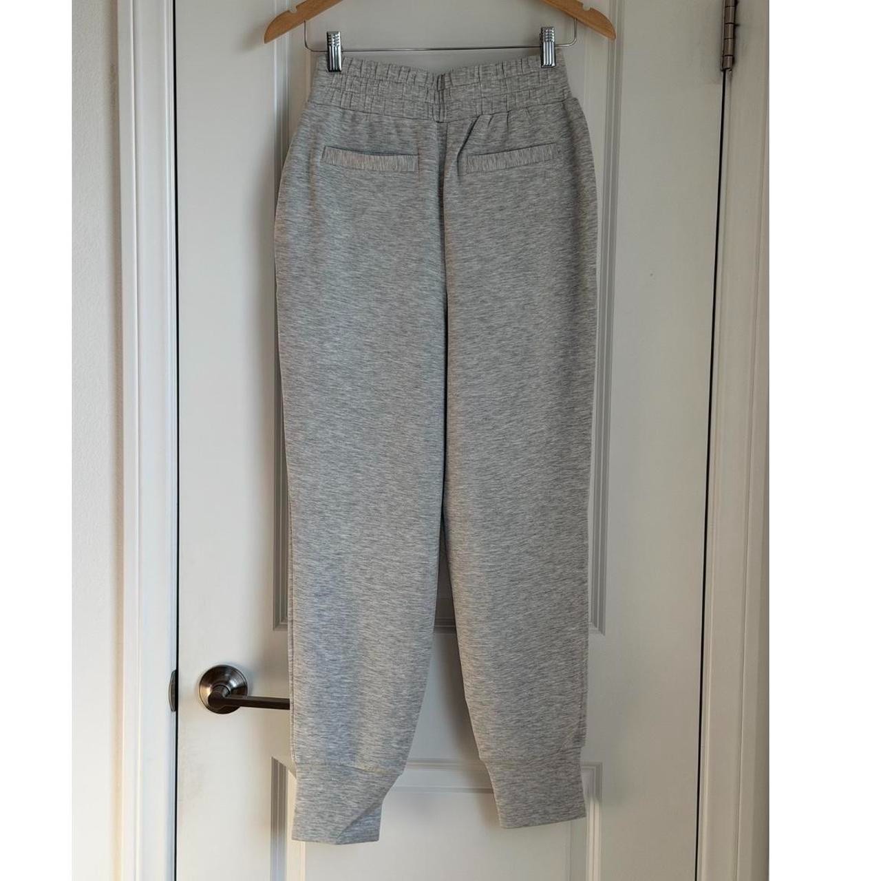 Varley The Slim Cuff Pant 27.5″ in Light Grey Marl, Size Small