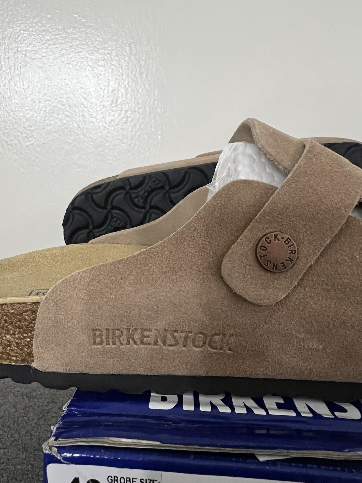 Birkenstock Boston BS Men’s Brown Leather Clog Sandal EU 40 US 7 men / Women’s 9