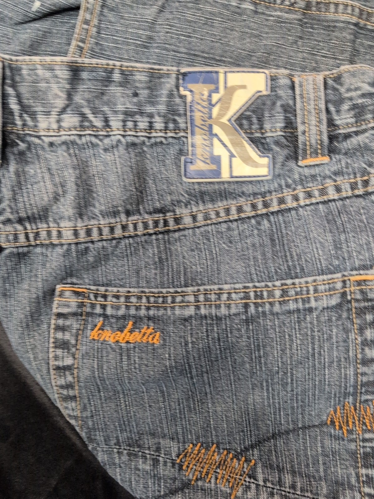 Vintage Baggy Y2K KnoBetta Kno Betta Jeans Mens 40×30 Medium Wash Wide Leg