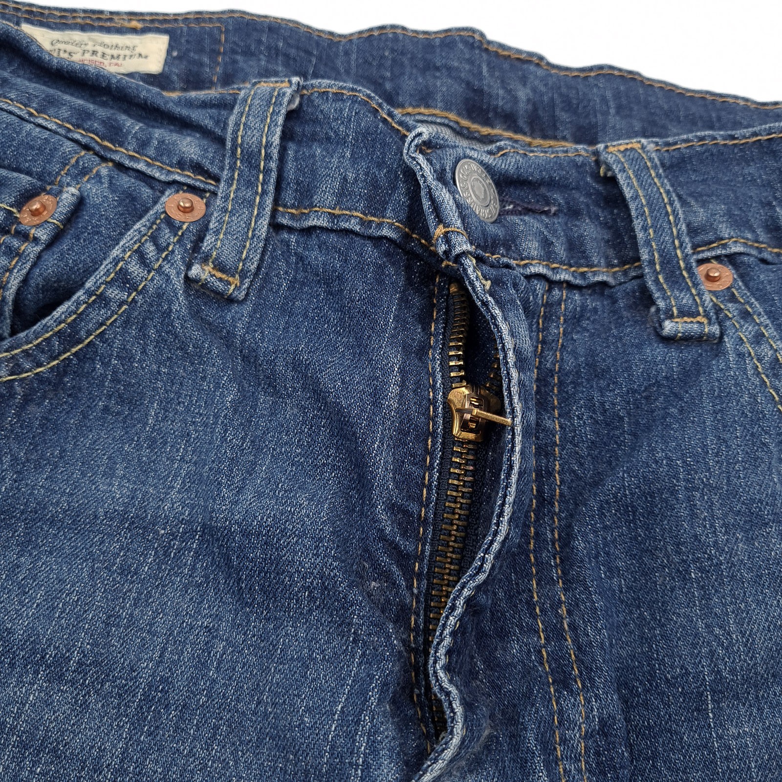 Levi’s Jeans 502 Men Stretch Regular Tapered Hp0 Size W31 L34