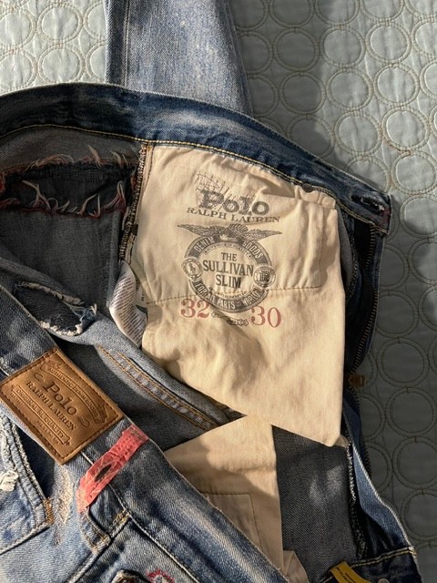 New The Polo Ralph Lauren The Sullivan Slim Jean 32 X 30 *Free Shipping* (Rare)