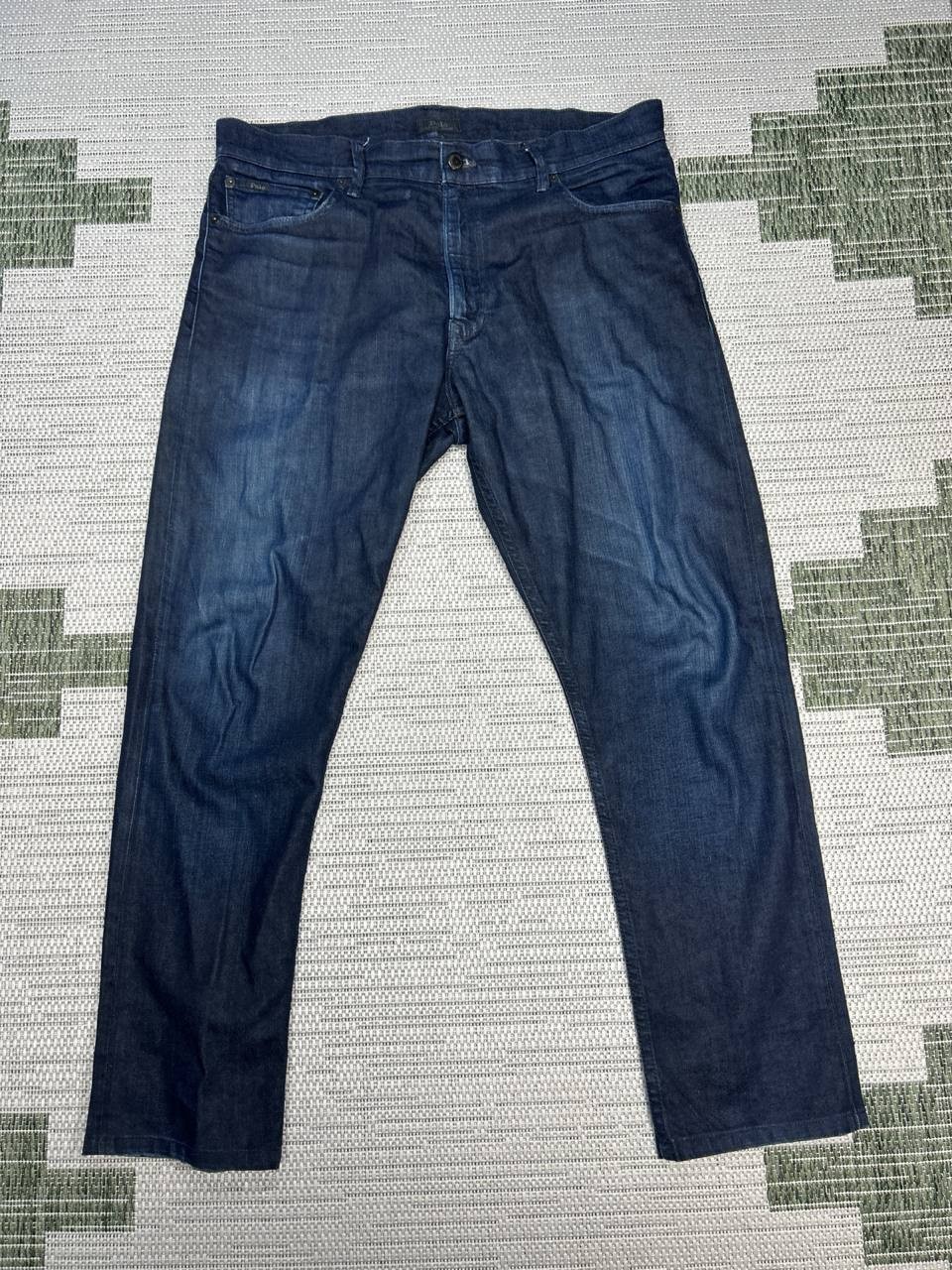 Polo Ralph Lauren The Sullivan Slim Jeans Mens 36 Blue Denim Logo Mid Rise 36×30