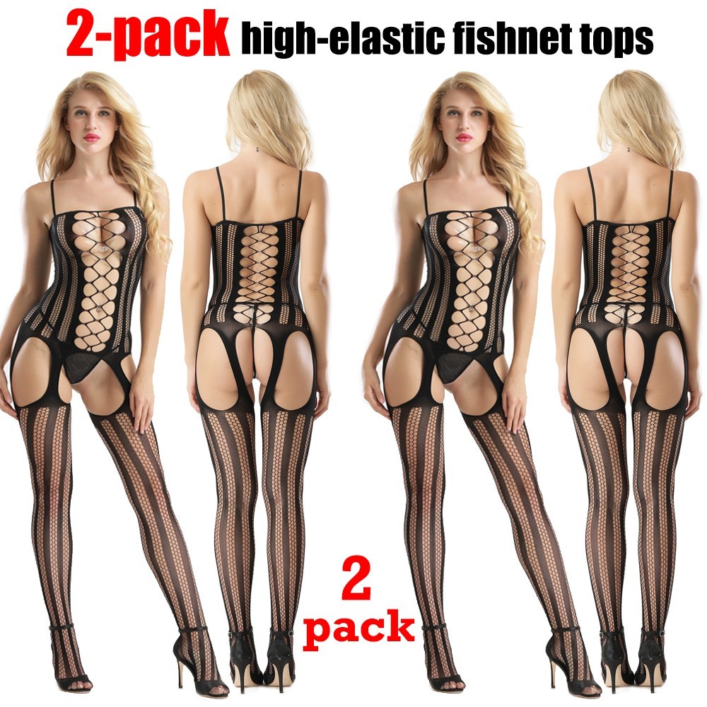 Cozy Feel Bodystocking Women Lingerie Bodysuit Nightwear Sleepwear Babydoll 1210