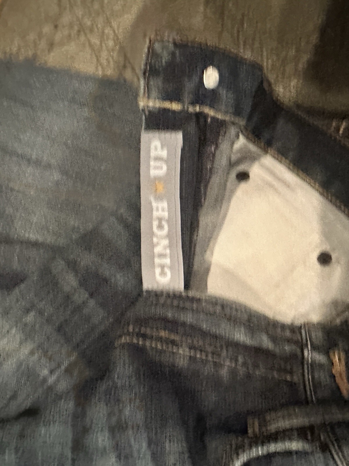 Cinch Men’s Blue Dark Wash Denim Jeans Relaxed Fit Straight Leg 5-Pocket
