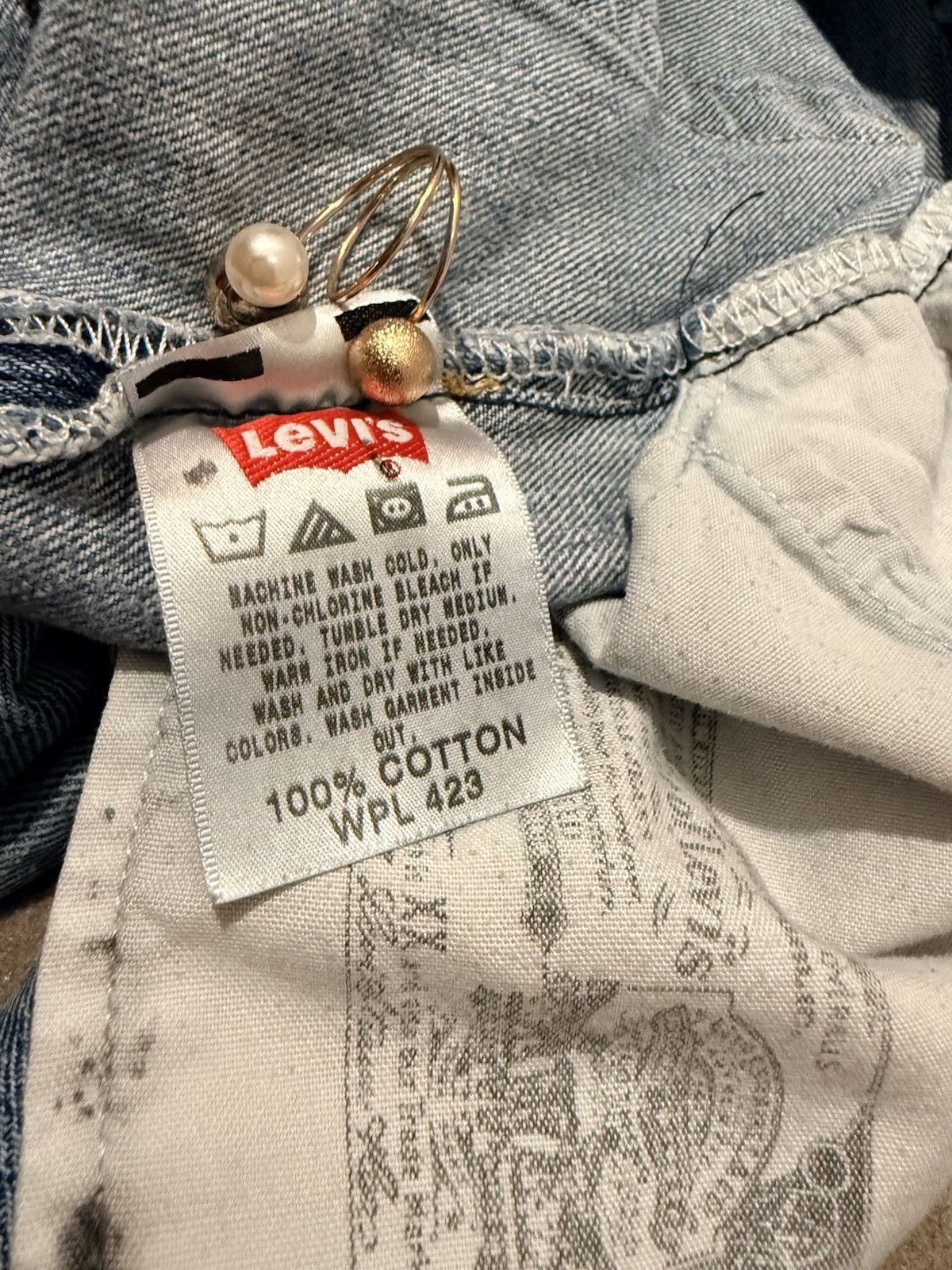 Vtg Y2K Levis 501 Jeans Thrashed Distressed Faded Grunge Skate 90s Grunge 30×29
