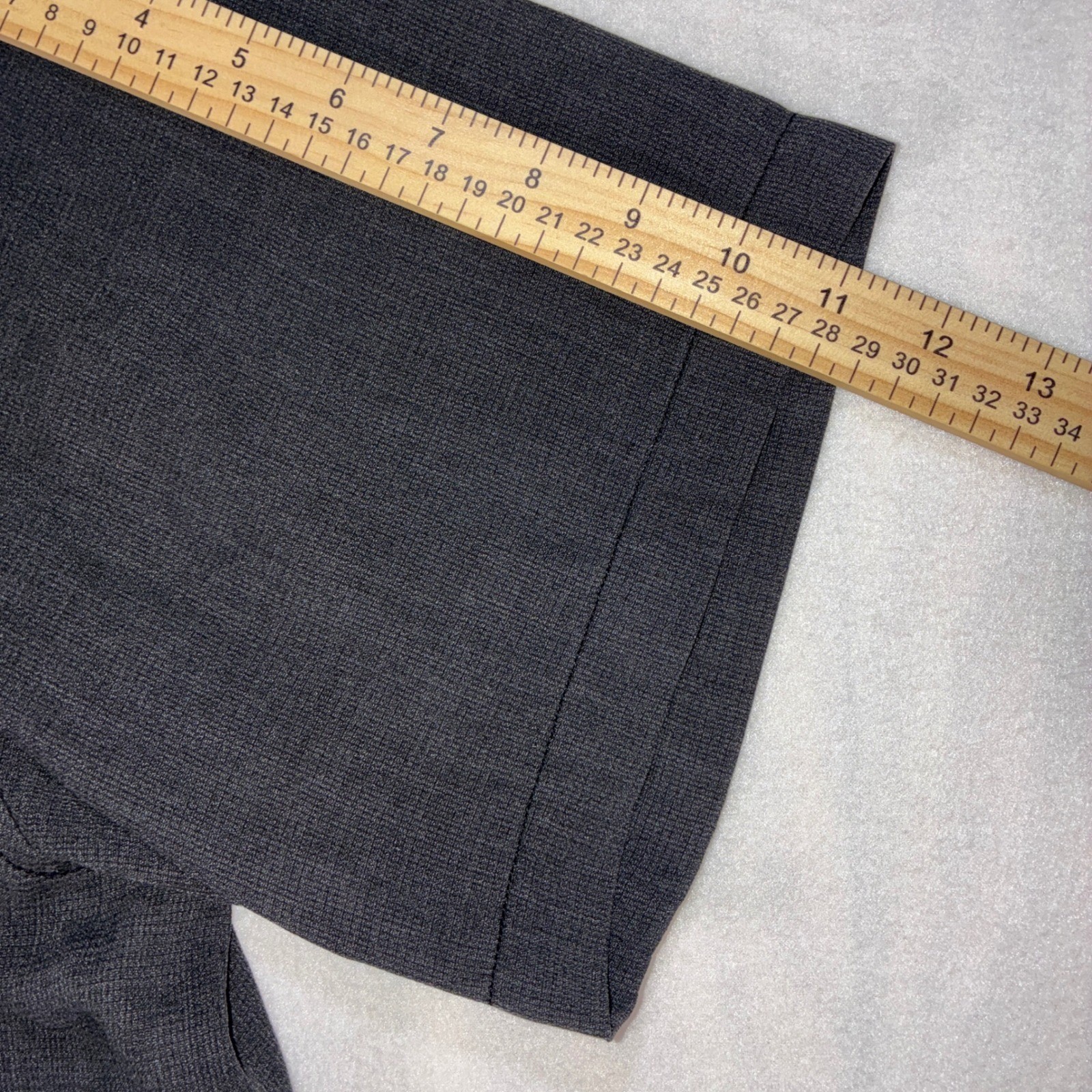 Tommy Bahama Button Up Short Sleeve Shirt Mens XL Charcoal Grey Silk Camp Marlin