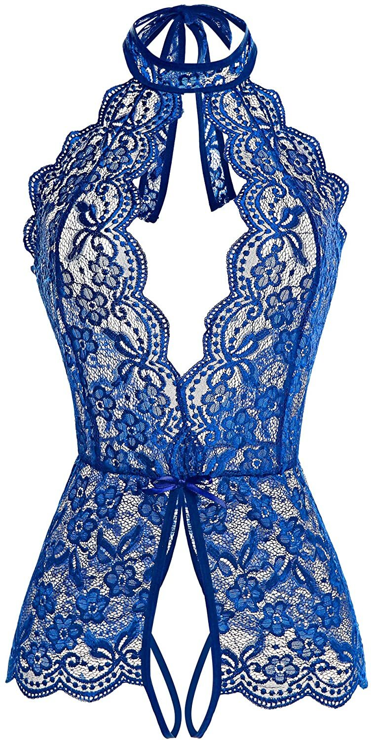 Women’s Sexy-Lingerie Babydoll Sleepwear Underwear Lace Dress G-String Nightwear