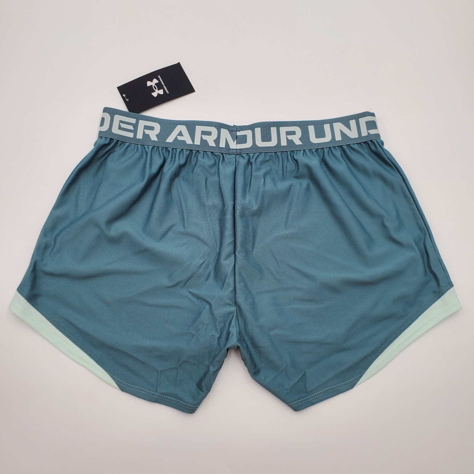 Under Armour UA Play Up 2.0 Womens Shorts Loose Fit Athletic Training Blue NEW
