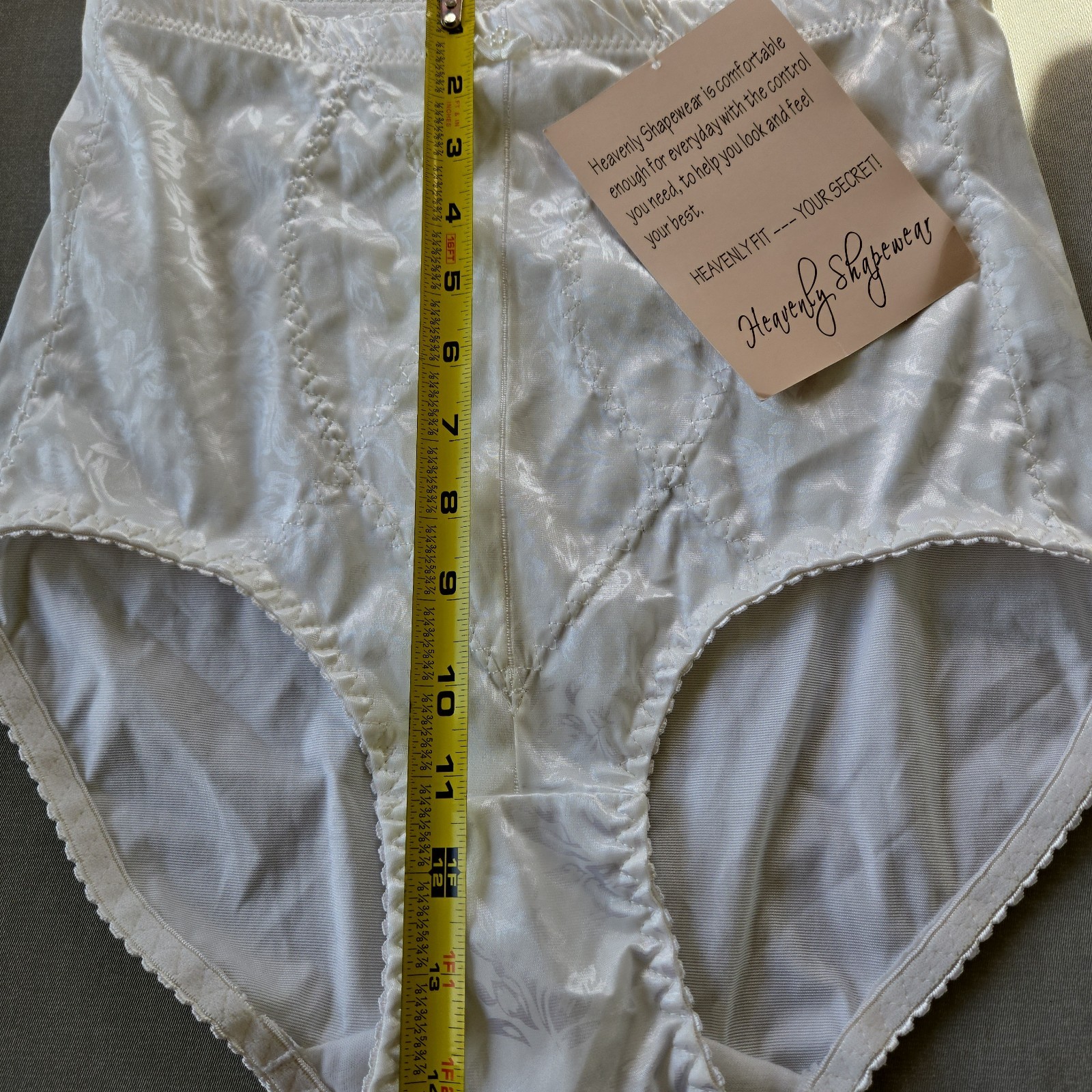NWT Heavenly Shapewear 2X Plus Size Control Brief Vtg Girdle Panties Support