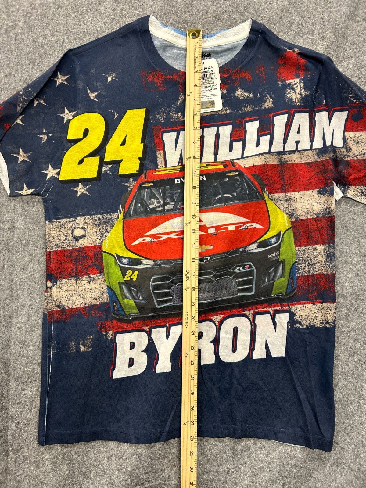 William Byron #24 Nascar Hendrix Motorsports Size Medium T-Shirt