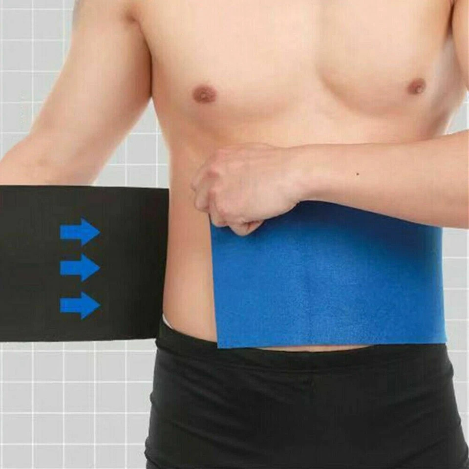 “Waist Trimmer Belt Sweat Band Wrap Ab Stomach Weight Loss Fat Burner Slimming “