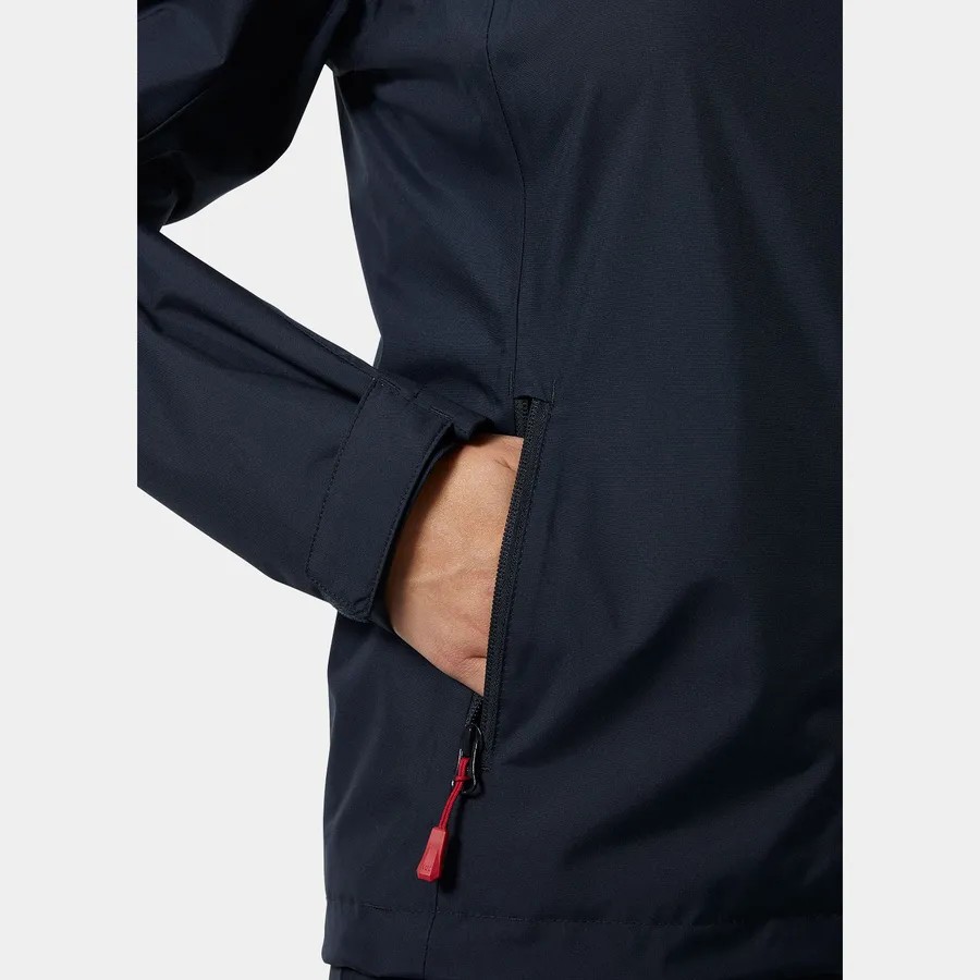 Helly Hansen Crew 2.0 Hooded Sailing Jacket – Women’s – Medium / Navy
