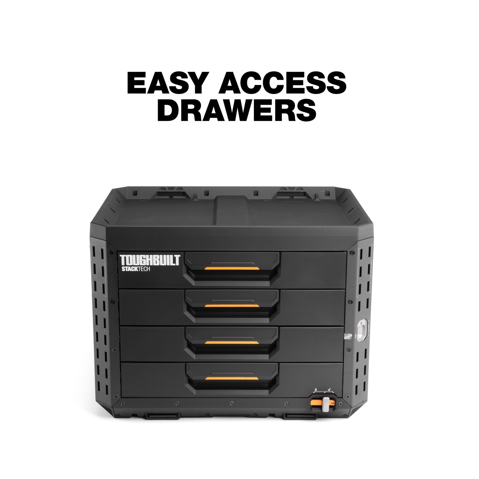 TOUGHBUILT STACKTECH 20.98-in W x 15.55-in H x 15.98-in D BLACK Plastic/Me|26001