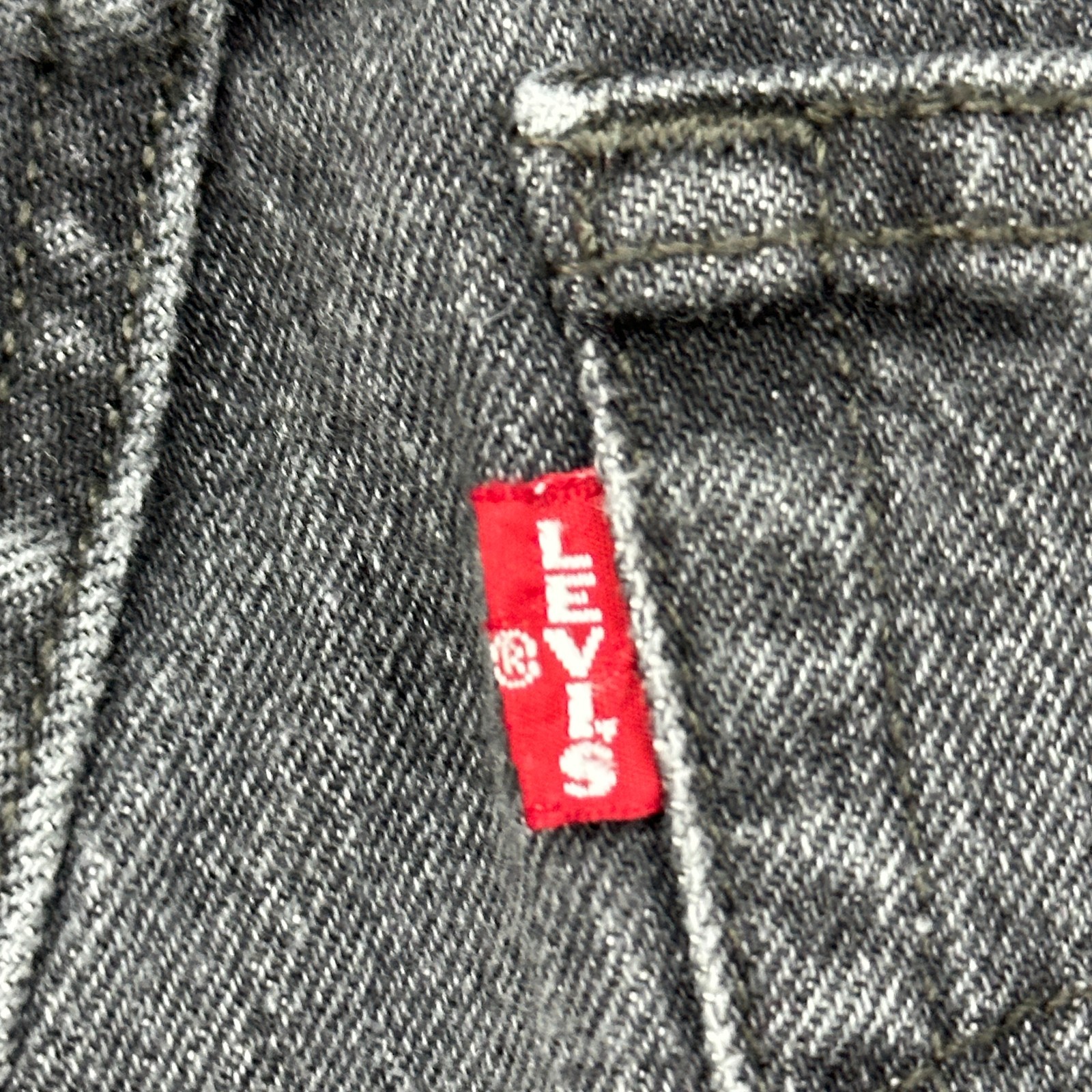Levis Ribcage Ankle Jeans Womens 26 Gray Denim Cotton Straight Leg Frayed Hem
