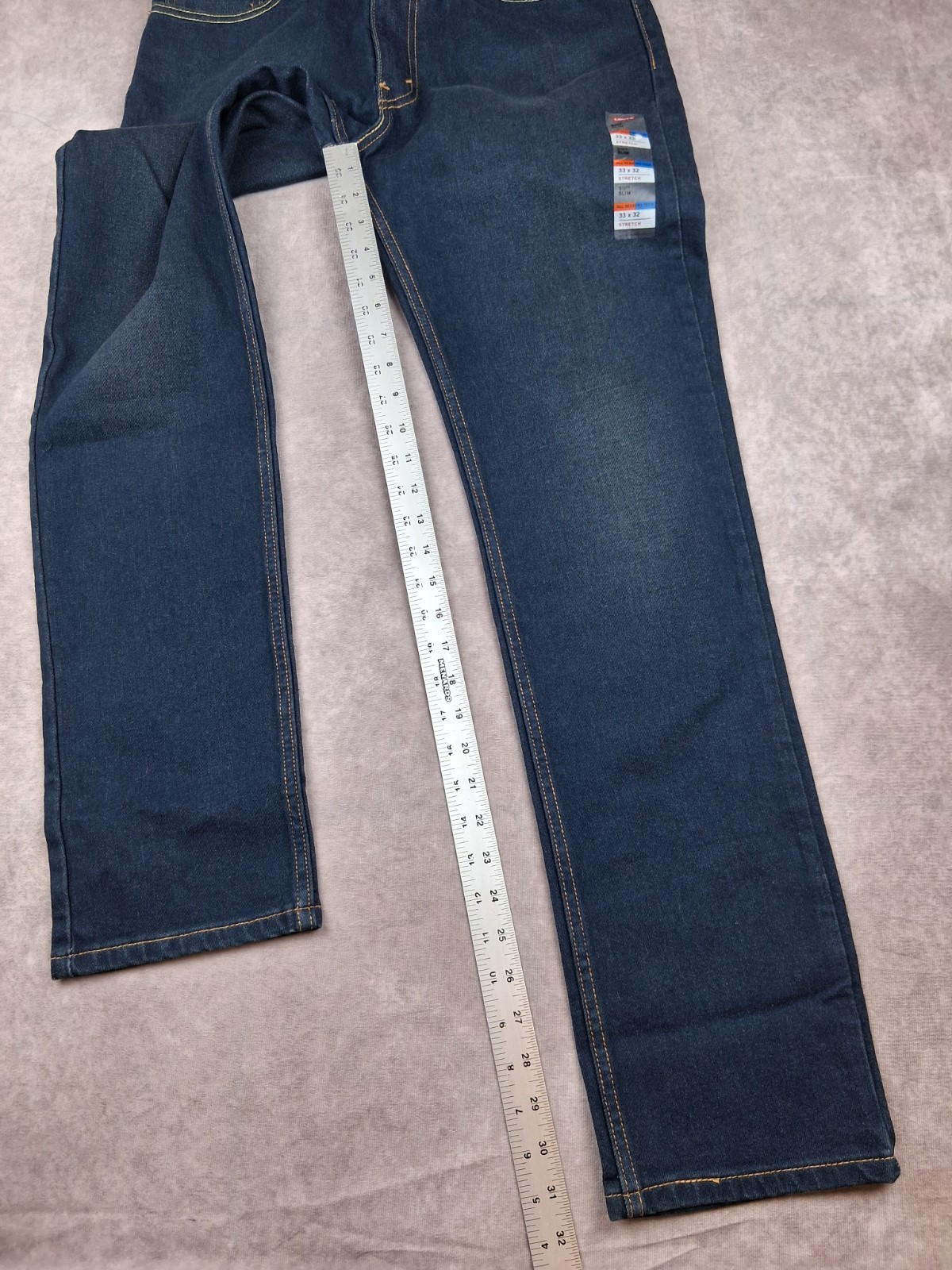 Levi’s 511 Slim Jeans Mens 32×32 Fit Blue All Seasons Tech Stretch Dark Wash NEW