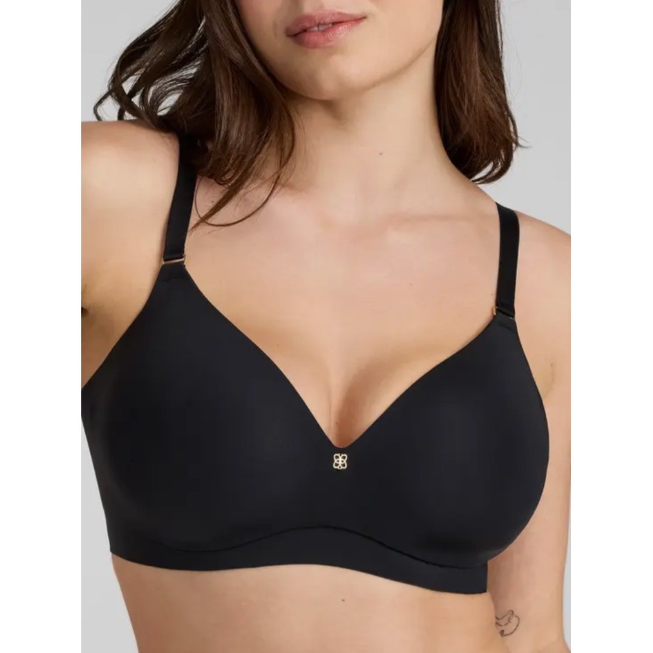Honeylove Black CloudEmbrace Wireless T-Shirt Bra Women’s Sz 38 DDD
