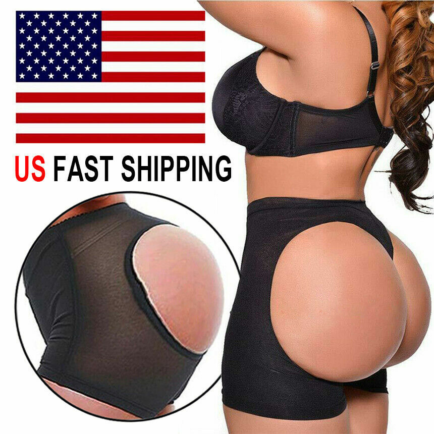 Women Body Shaper Tummy Control Panty Enhancer Booty Underwear Butt Lifter Pants