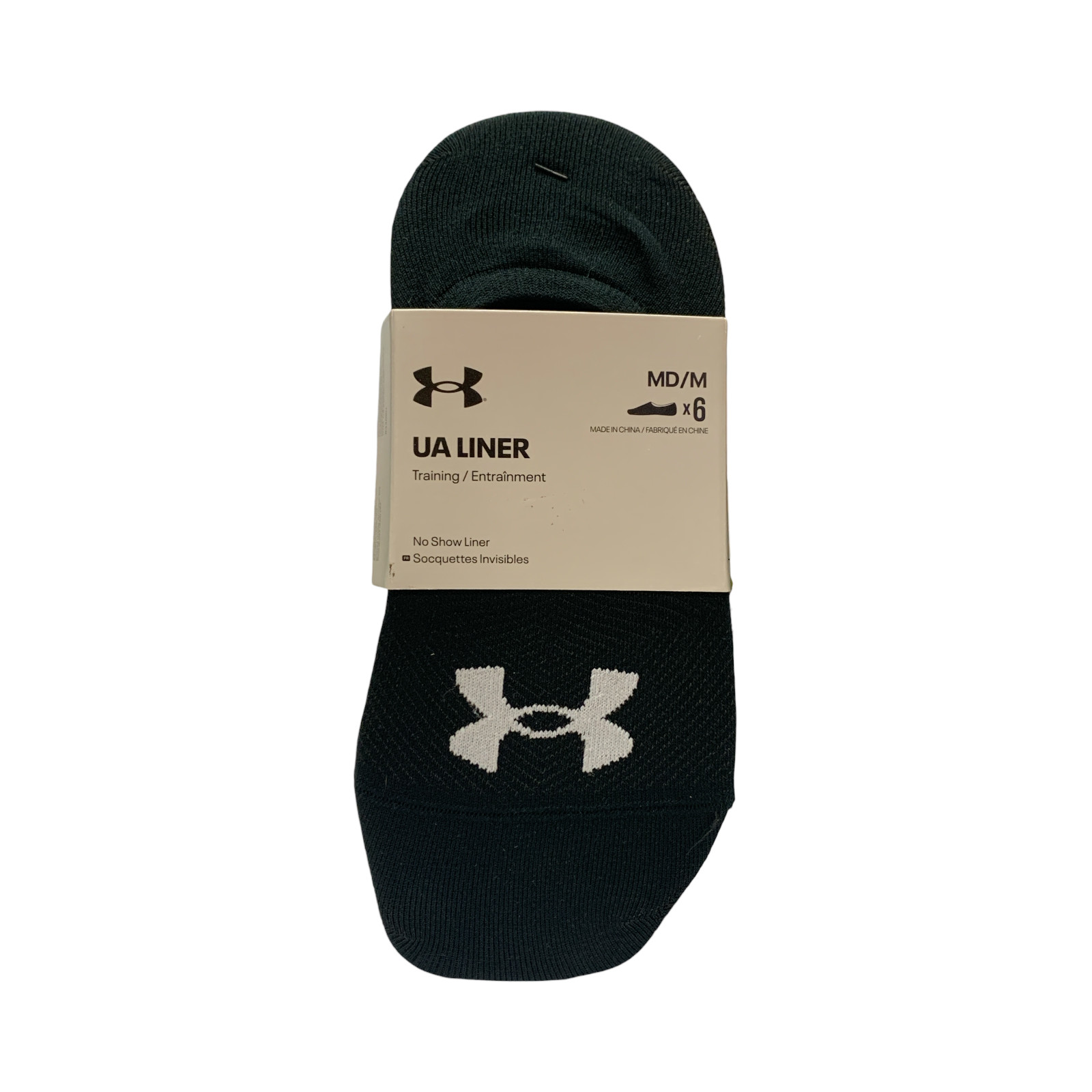 Under Armour Women’s UA Breathable Liner No Slip No Show Socks, 6 Pairs,