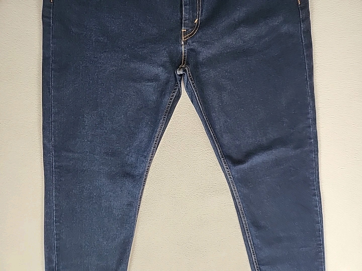 Levi’s 502 Regular Fit Zip Fly Tapered Leg Denim Jeans 36X32 Men’s Dark Blue