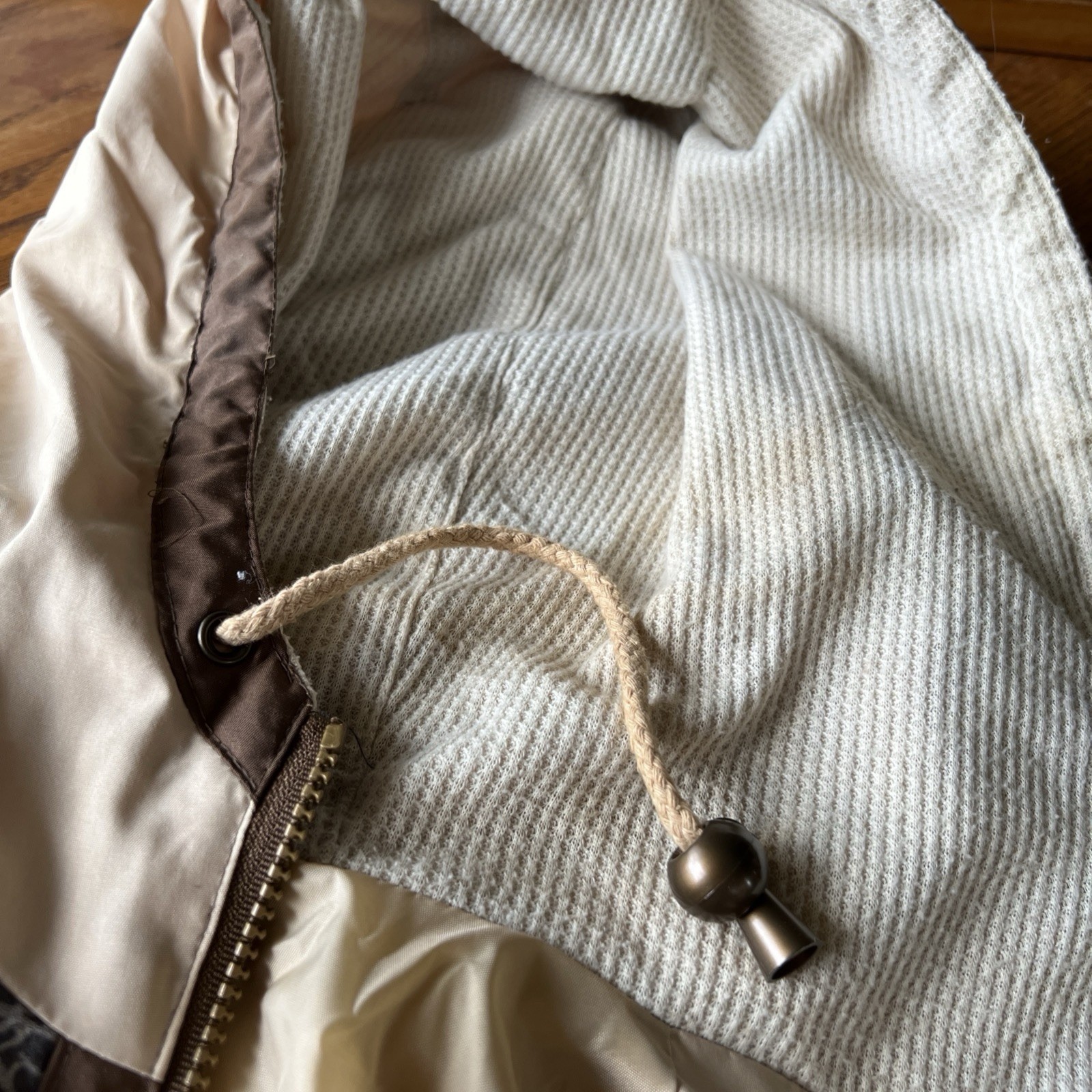 “SALE” AB Sport Zip Jacket +Pants Size M Bust 50 Waist 36 Inseam 30 BeigeBlue ￼￼