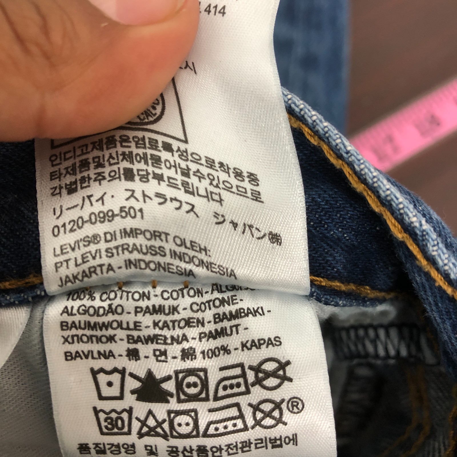Levis 501 Jeans 32×30 Mens Blue Denim Original Straight Medium Wash Button Fly