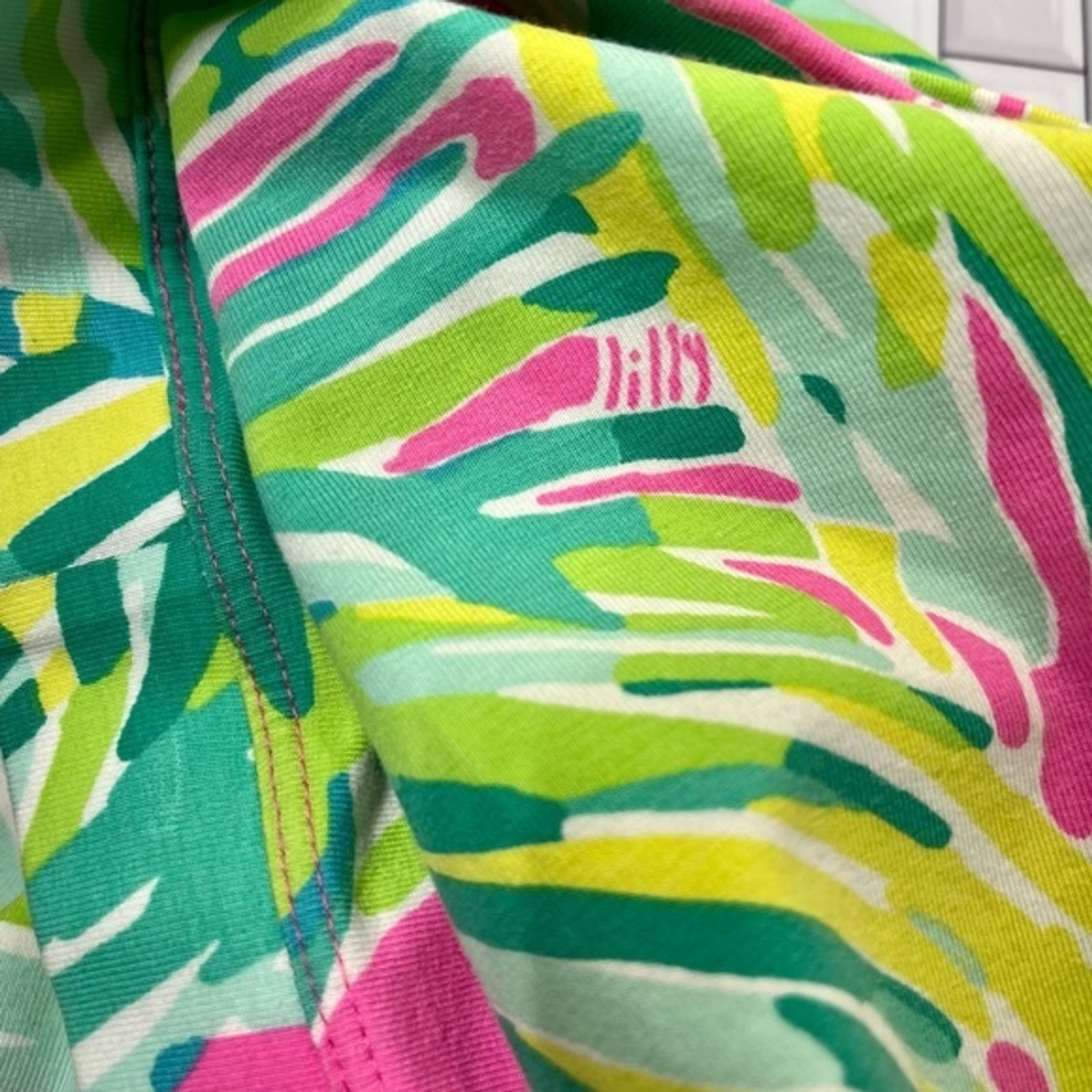 Lily Pulitzer Lima Peru Luxletic Leggings Junior Size XL/Women Size XS Gym