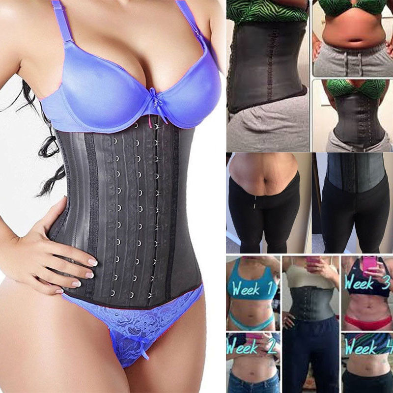 Fajas Reductoras Colombianas LATEX Waist Trainer Corset Cincher Body Shaper