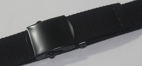 NEW ADJUSTABLE CANVAS MILITARY WEB BELT BUCKLE BLACK NAVY BLUE GREY OLIVE GREEN