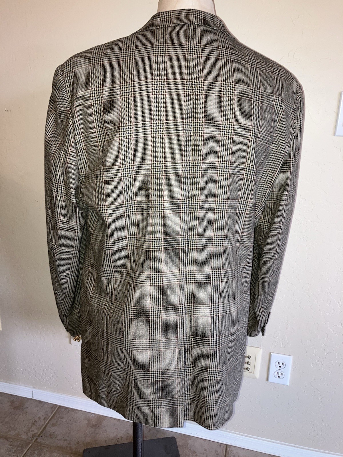 Chaps By Ralph Lauren Men’s Green/Tan Sport Coat 42T Excellent Condition