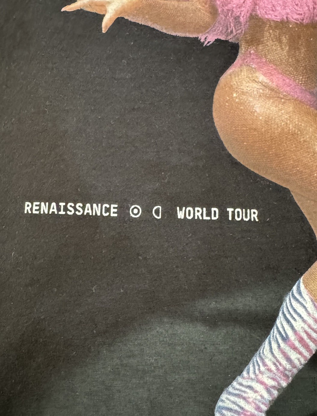 Beyoncé Pink Year Of Renaissance World Tour Merch T-Shirt Reflective S