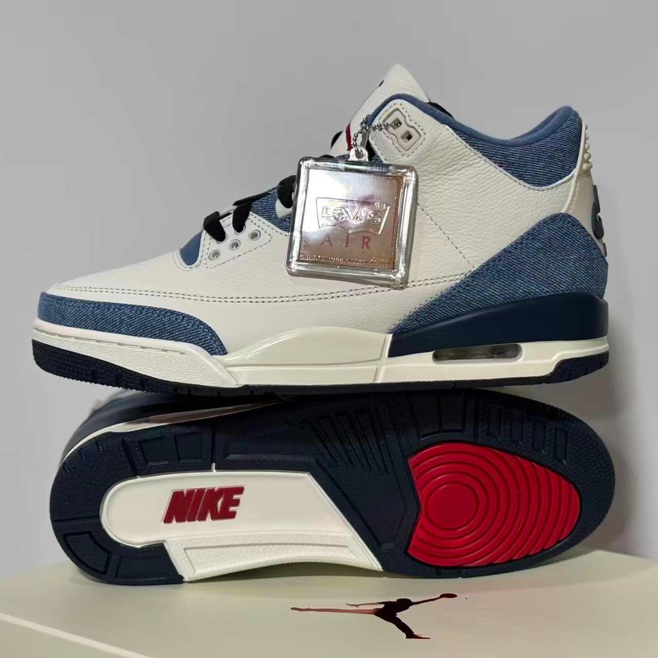 IR0912-400 Free Shipping Levi’s x Air Jordan 3 Retro ‘All-Star’ Men Shoes