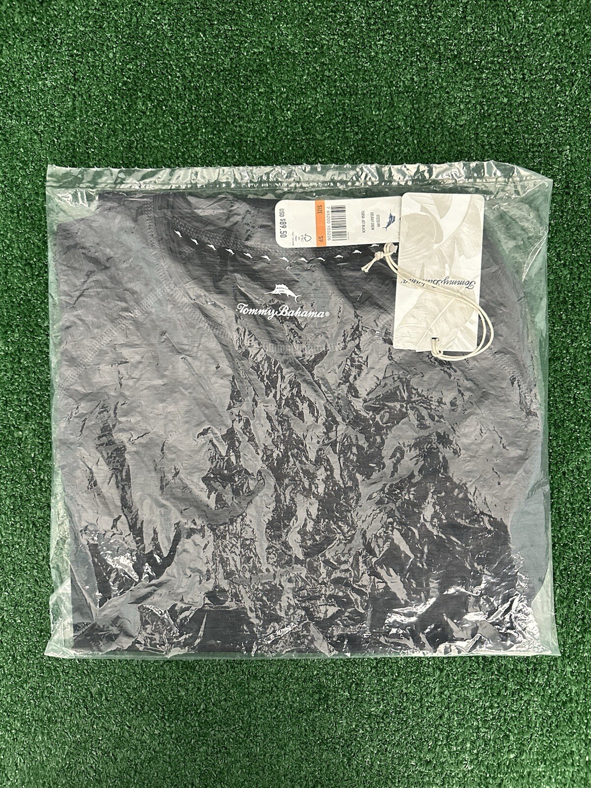 NEW Tommy Bahama IslandZone Delray Crew Tee Shirt, Men’s Medium, Jet Black