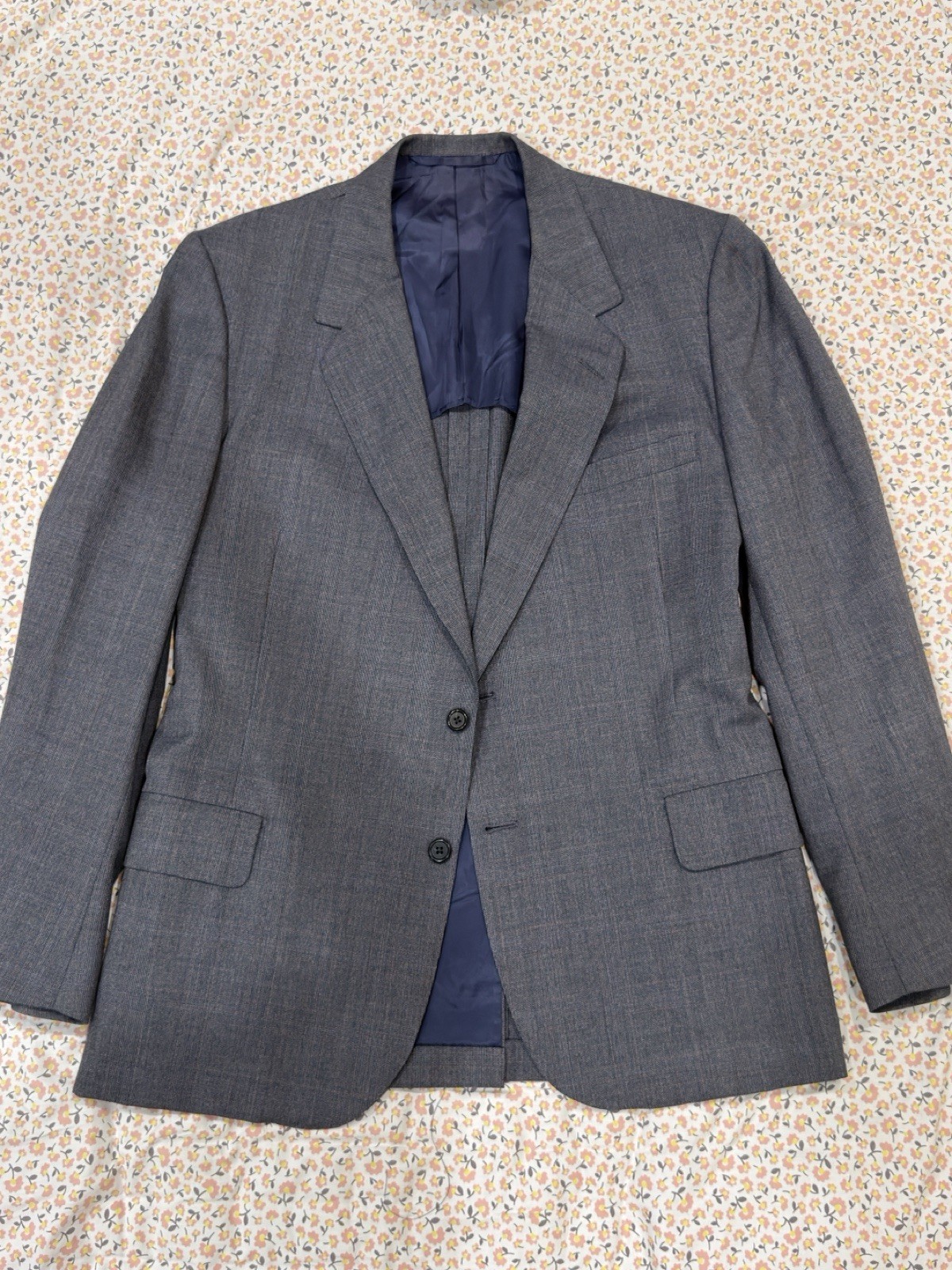 Oxxford Clothes Wool Gray Blazer Sport Coat EU 50