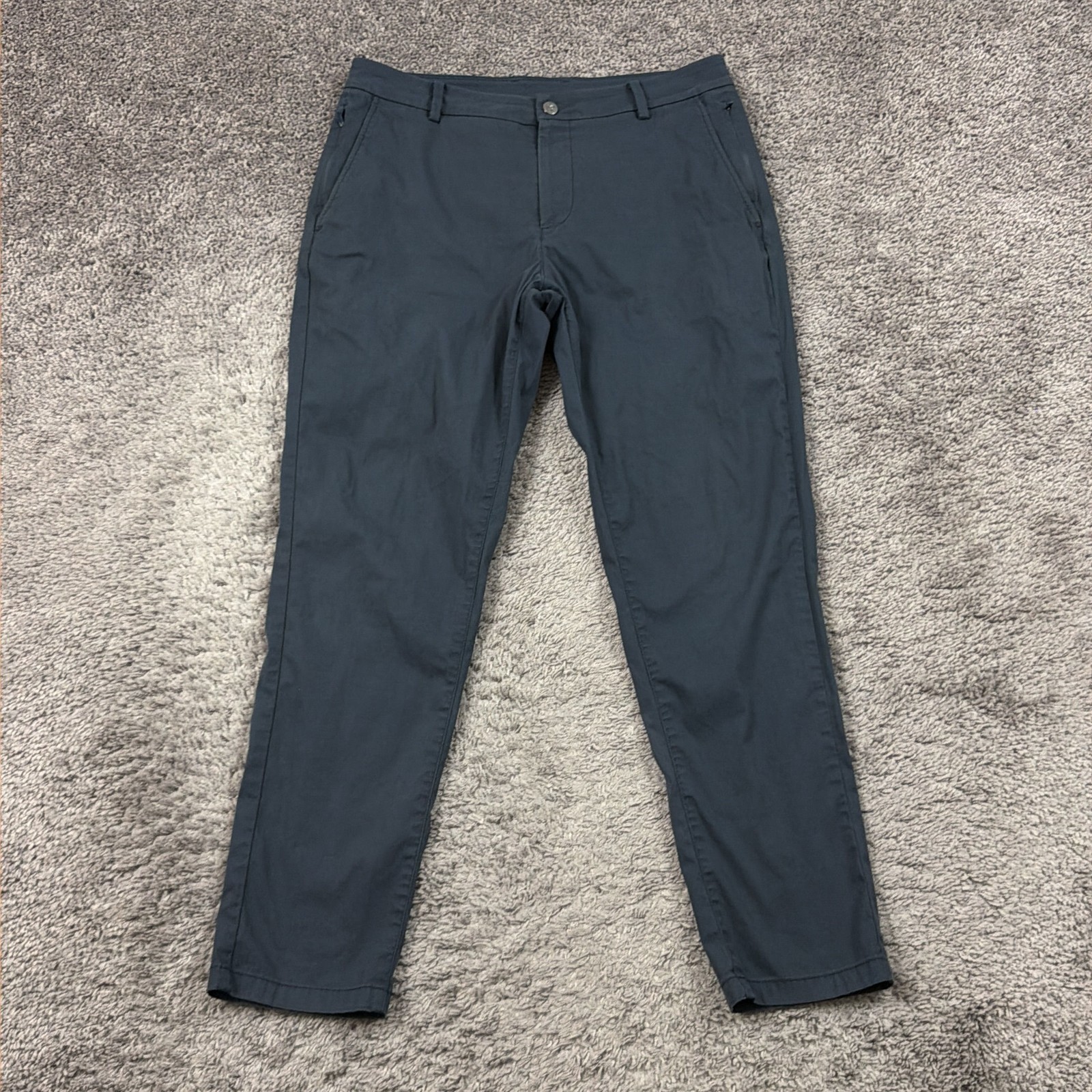 Birddogs Pants Mens 34 (32×29) Gray Tapered Stretch Lightweight Golf Boomstick