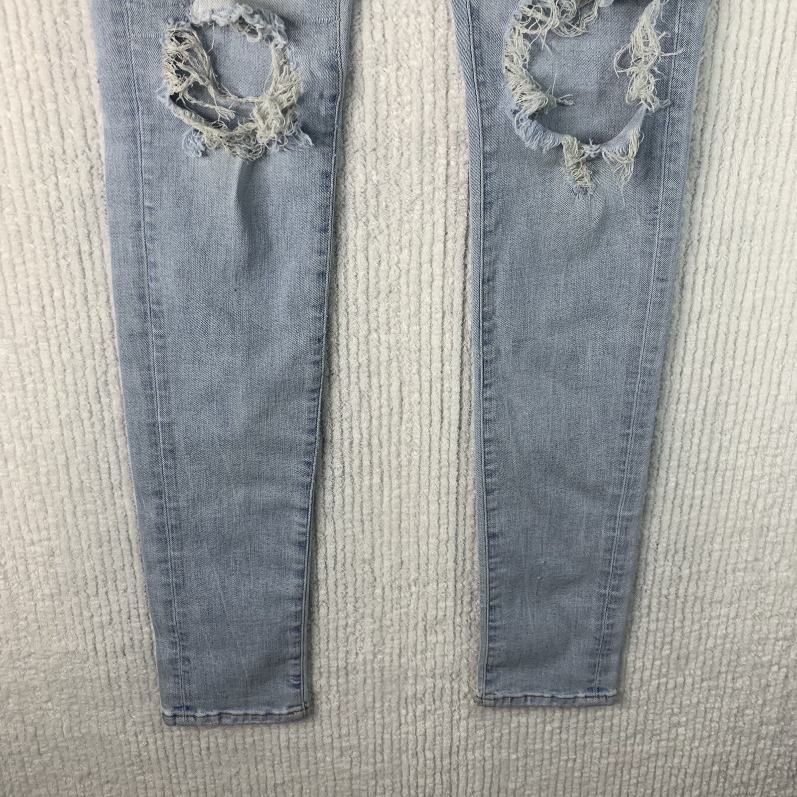 American Eagle Stacked Skinny Blue Jeans Men’s Size 29×32 Next Level Airflex