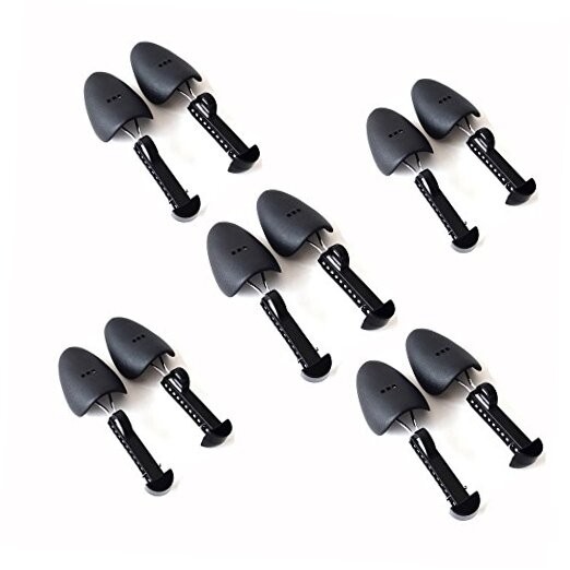 5 Pairs Adjustable Length Men Shoe Tree Shoe Stretcher Boot Holder