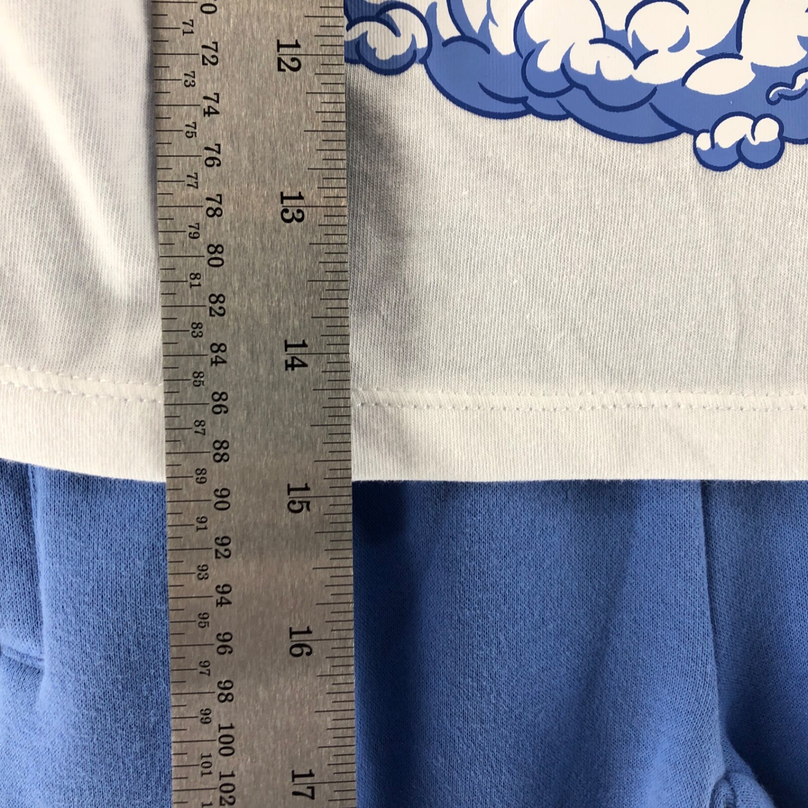 Nike Girls Best Foot Forward Wide Leg Pants Set Periwinkle White Size 5
