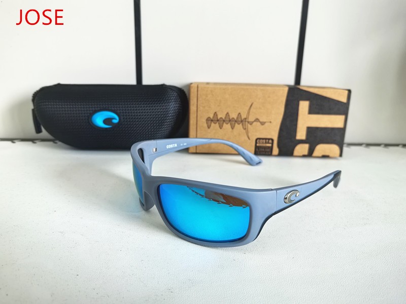 Costa Del Mar JOSE Matte Gray/Blue 580P Polarized Lenses