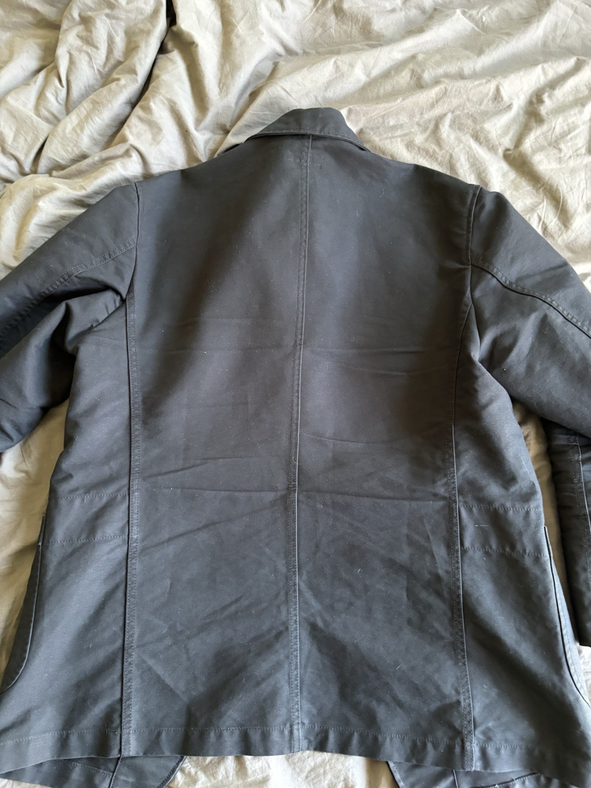 Engineered Garments Bedford Jacket Size L Black Canvas