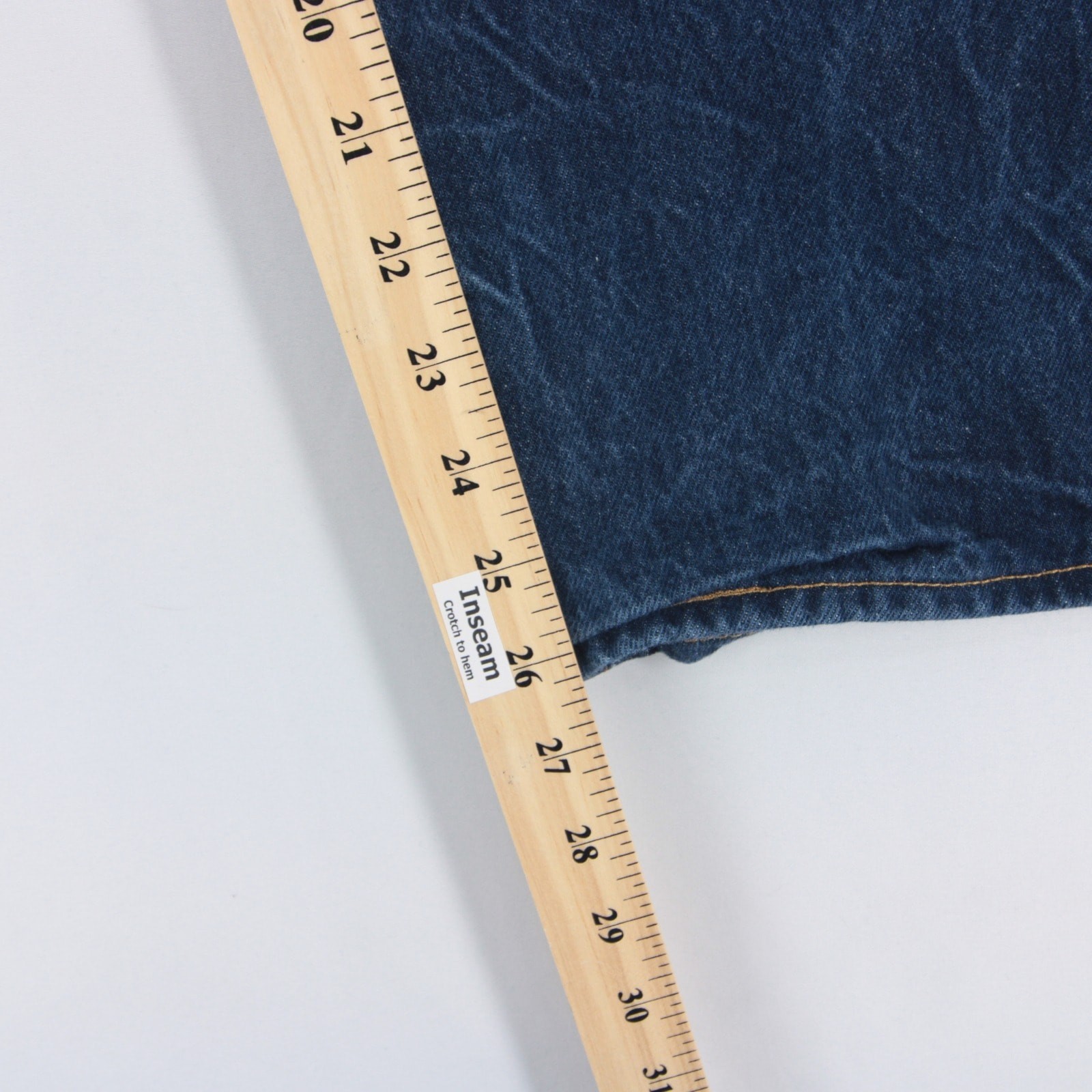 Levis 501 Jeans Mens 32×30 (30×26) Blue Shrink To Fit Straight Denim Button Fly