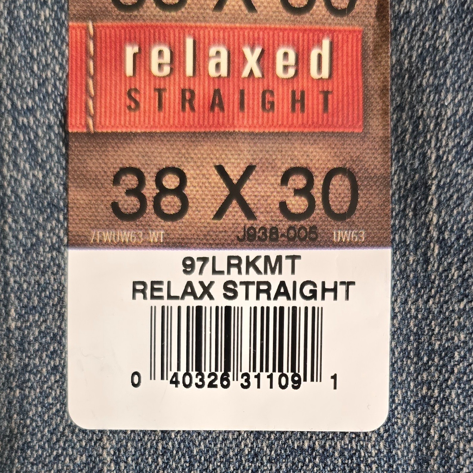 (3) Wrangler Jeans Men’s 38×30 Relaxed Fit Straight Five Star Premium Denim NEW