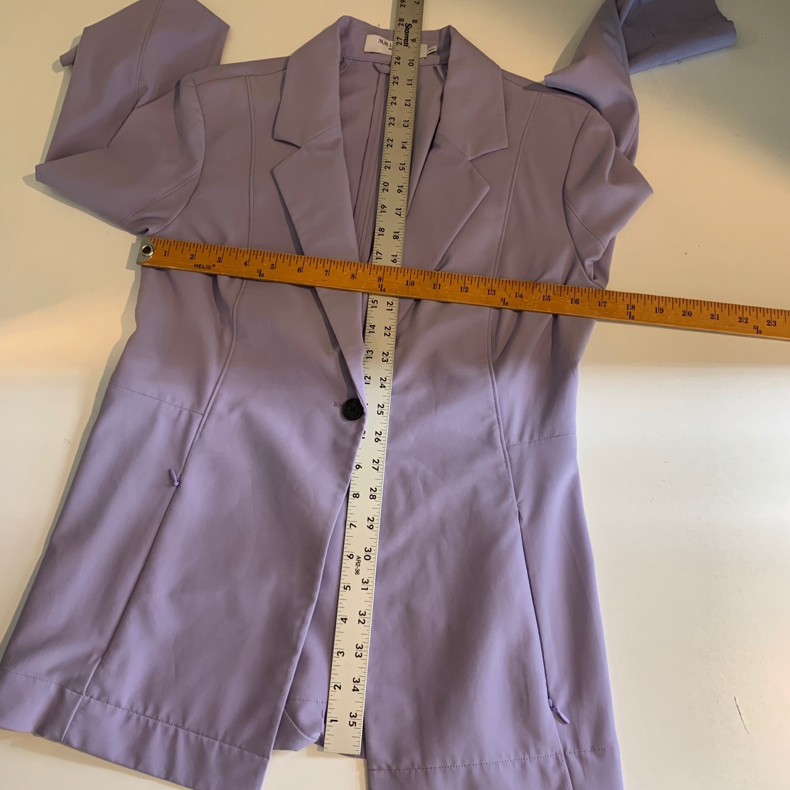 M.M.Lafleur Blazer Womens 10 Orchid Moreland Travel Machine Wash Pockets Jacket