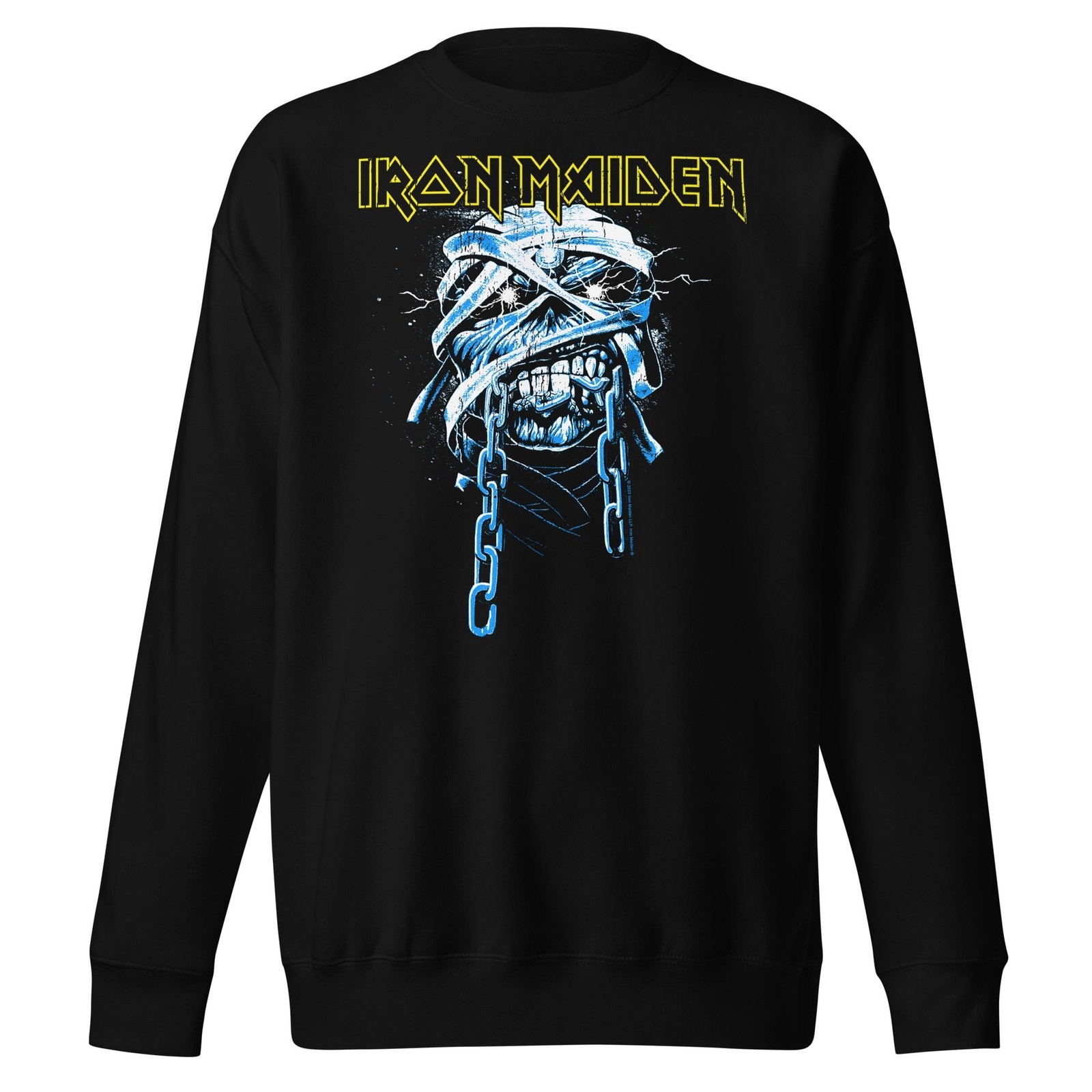 MerchMoment Iron Maiden – Skull Chain Sweatshirt Sweatshirt Black New