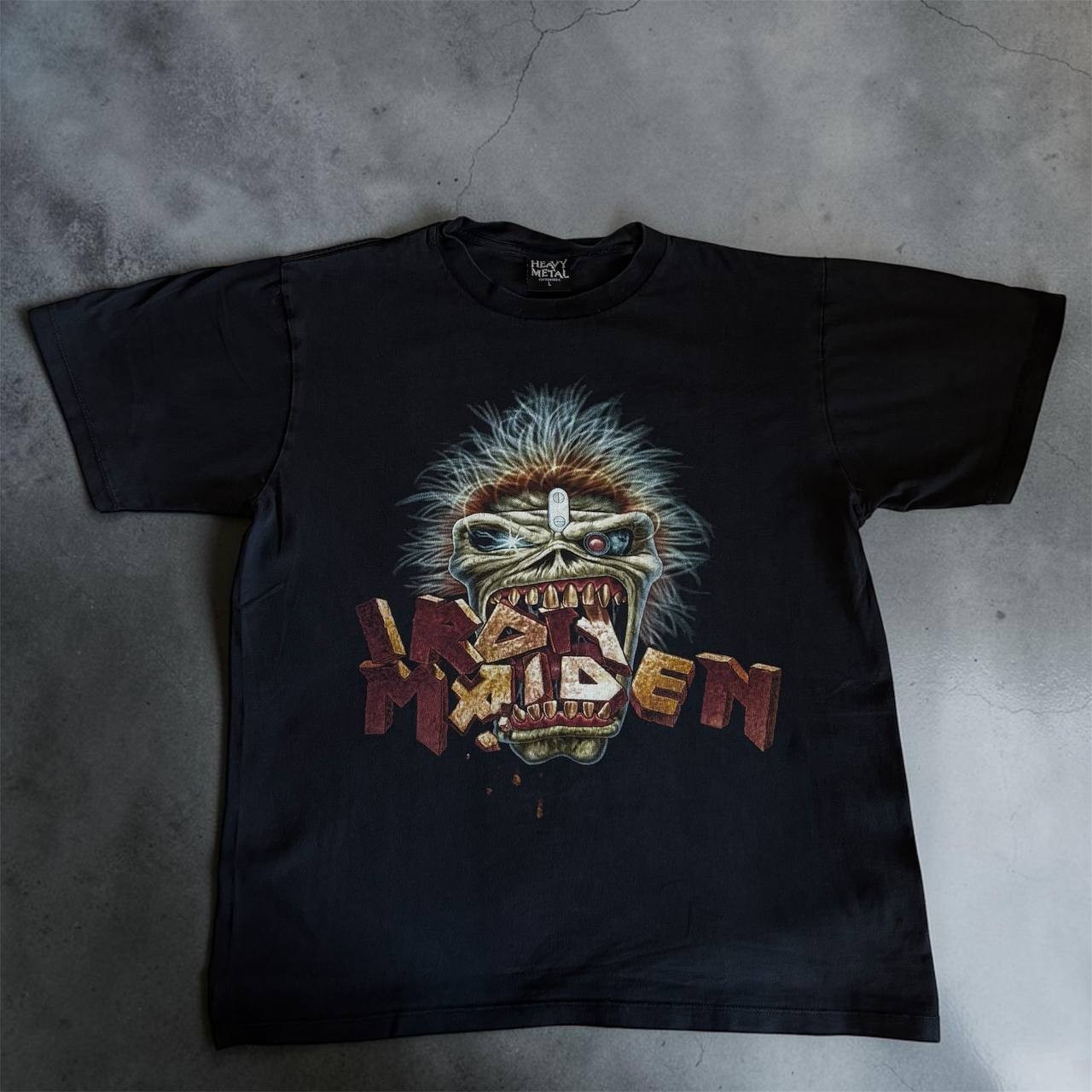 Vintage 00s Iron Maiden Eddie T-shirt Size L